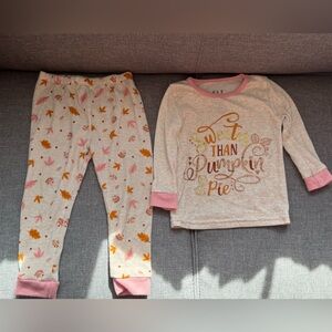 PJ Essentials Sweeter Than Pumpkin Pie Pajama Set-24 Months